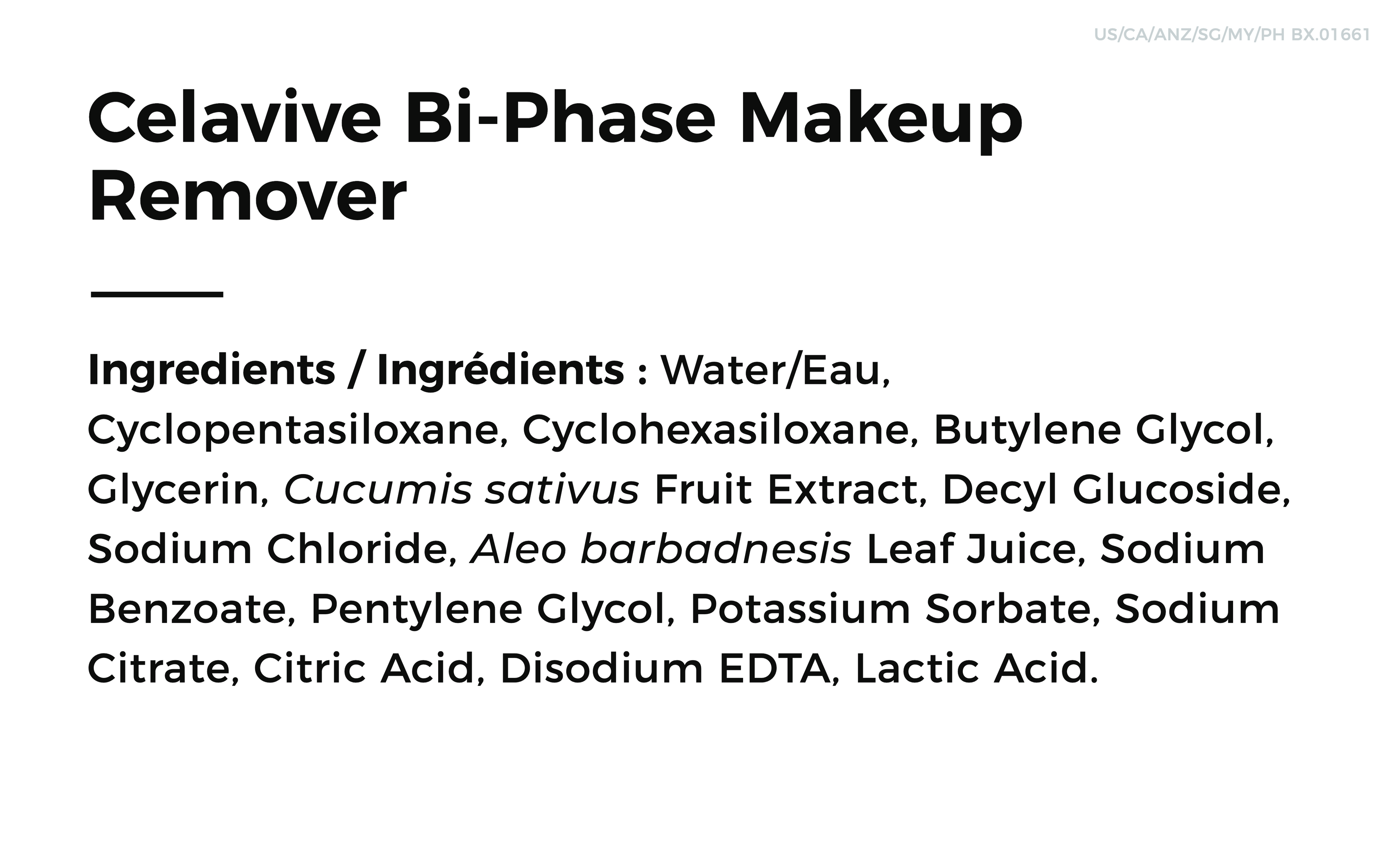 Bi-Phase Makeup Remover